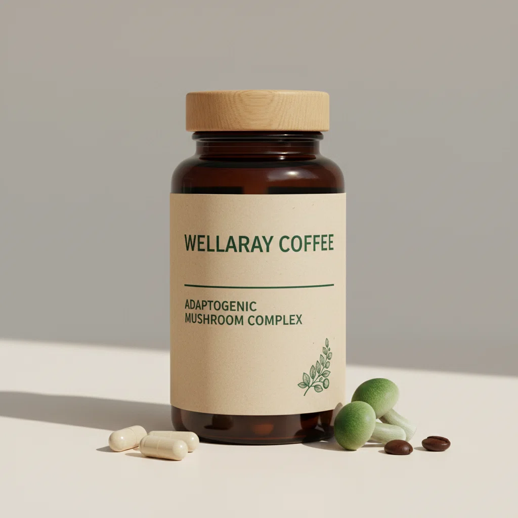 Wellaray Coffee Produktverpackung - Nahrungsergänzungsmittel mit L-Carnitin und Grüntee-Extrakt